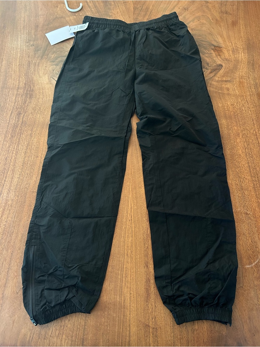 TNA Black Women's Lightweight Elastic Cuff Trousers